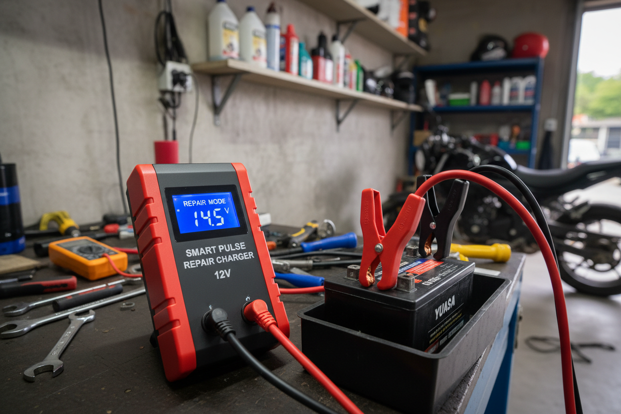 12V Pulse Charger – punjenje motor akumulatora
