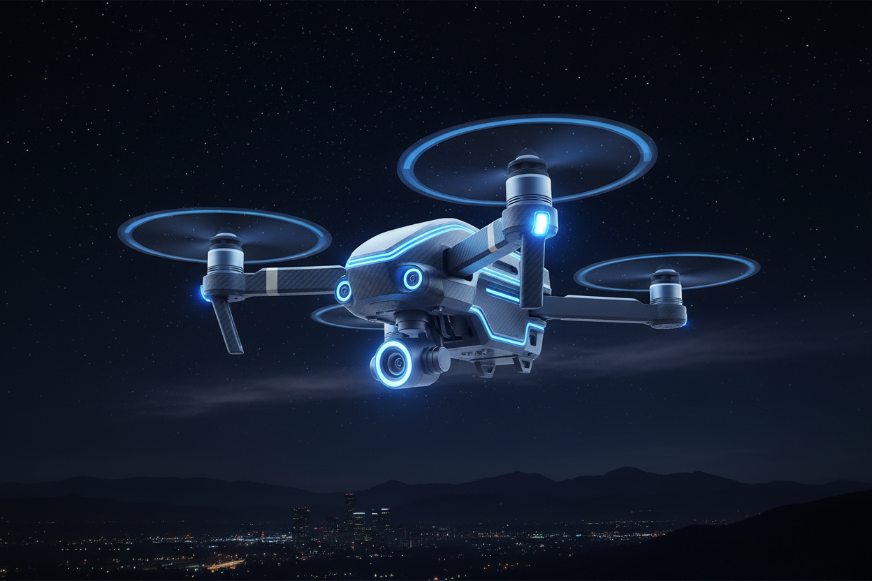 Intelligent Drone – noćni let sa LED