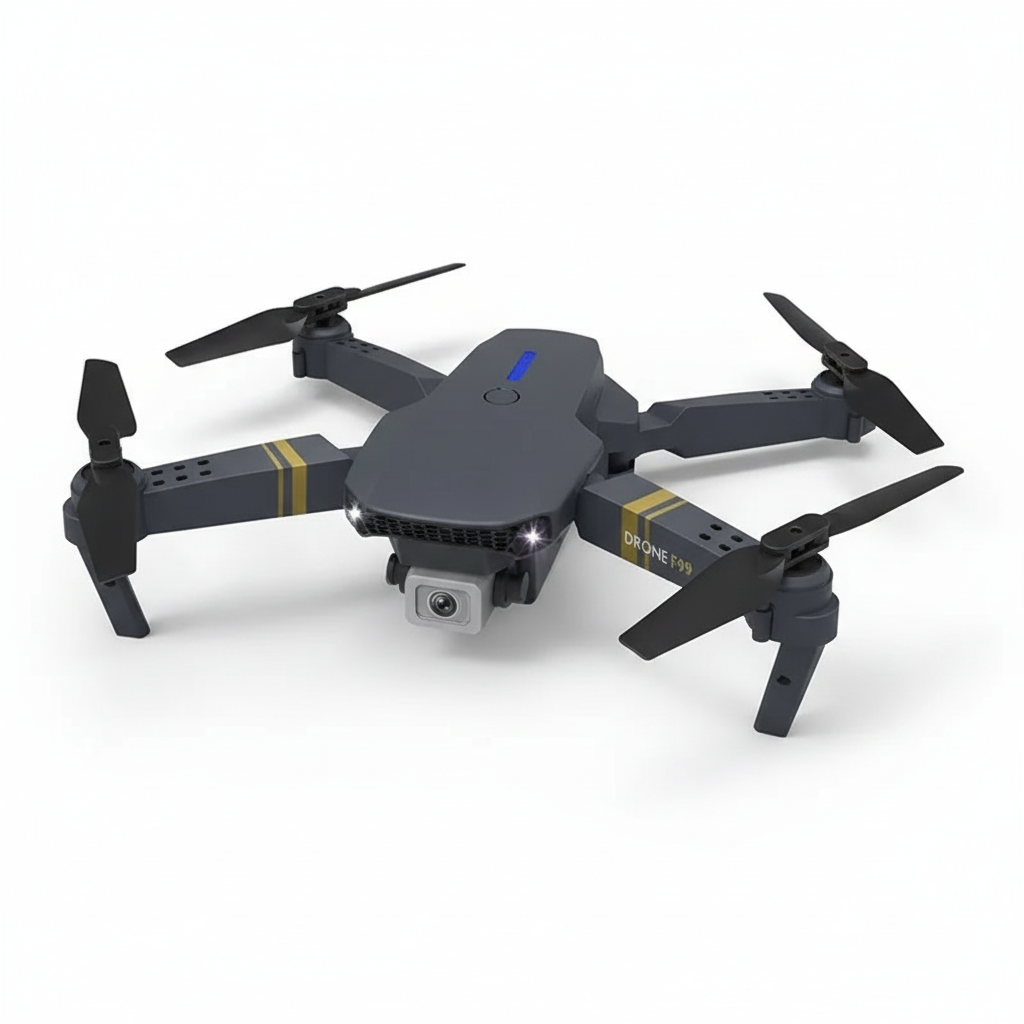 Dron 988 sklopivi crni sa kamerom