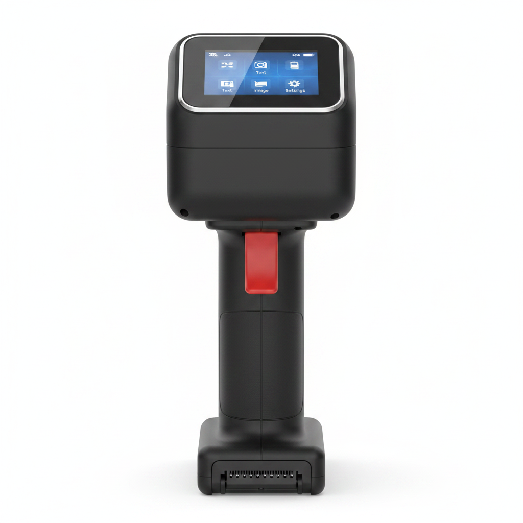 Mini Printer – ručni inkjet štampač na beloj pozadini
