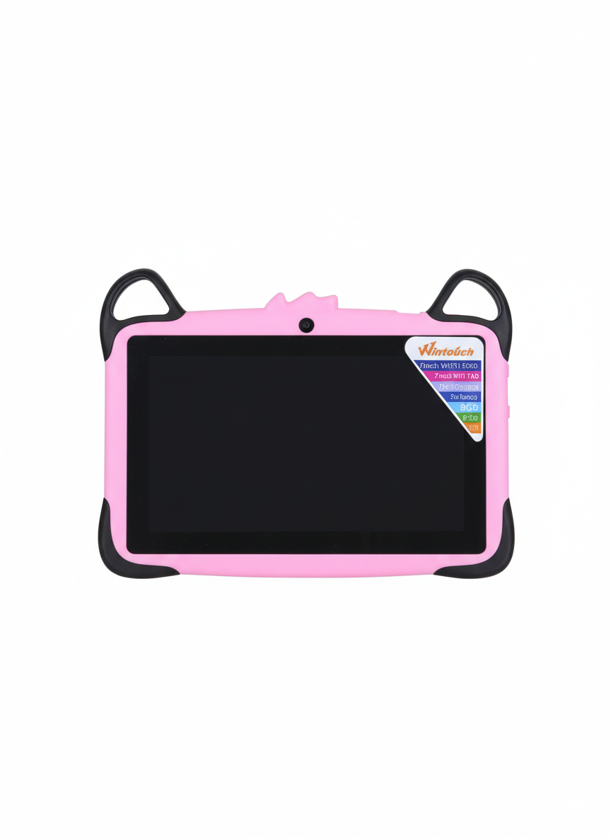 Deciji Tablet Roze sa Zastitnom Maskom