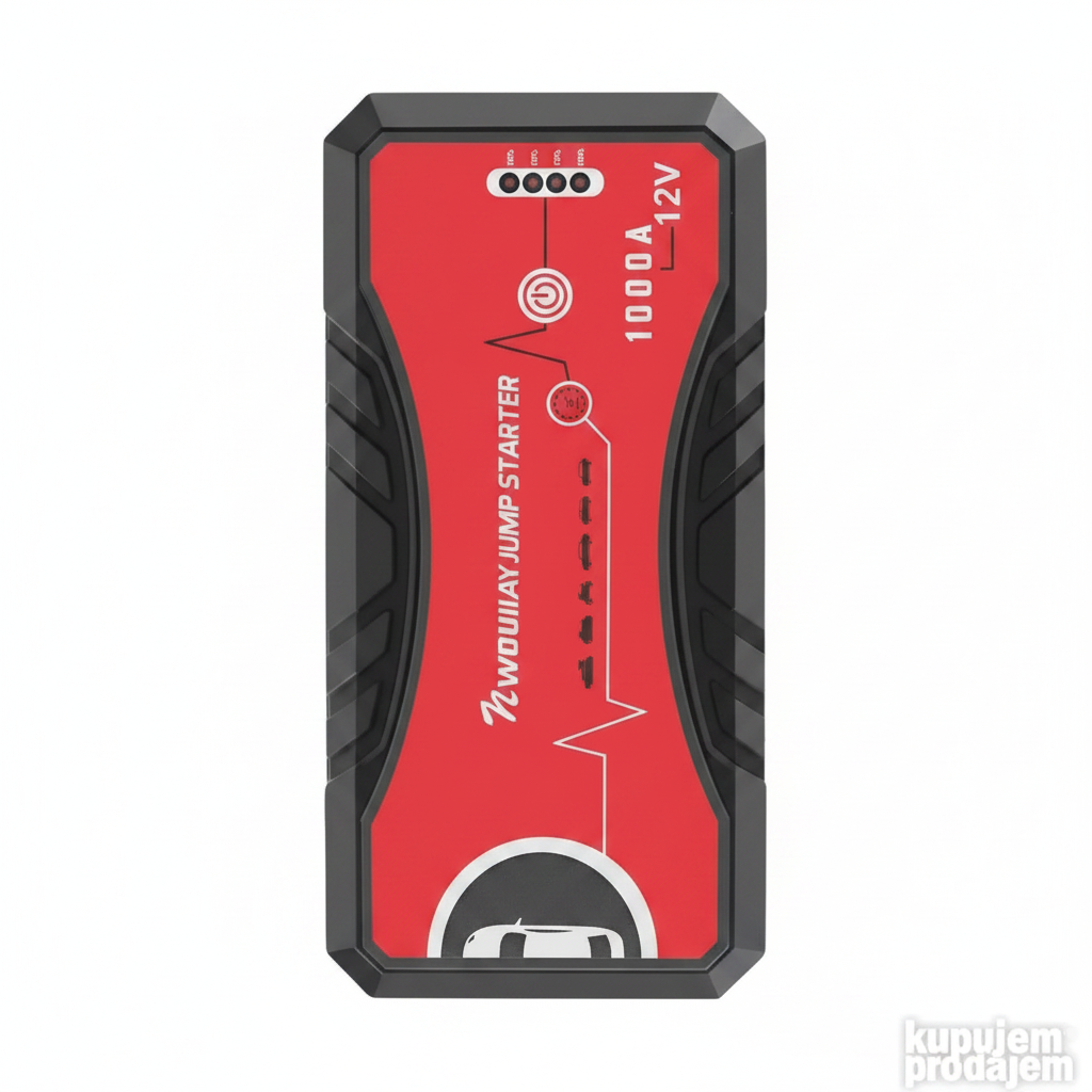 Jump Starter - front view bela pozadina