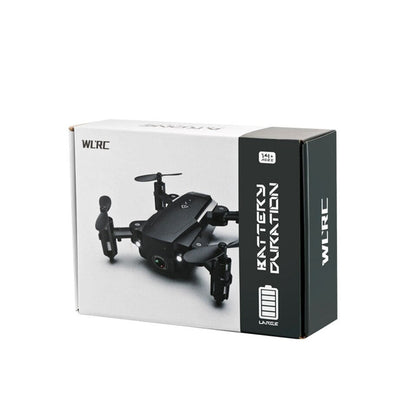 WLRC mini dron sa 4K kamerom prikazan kao letelica za upravljanje u vazduhu.