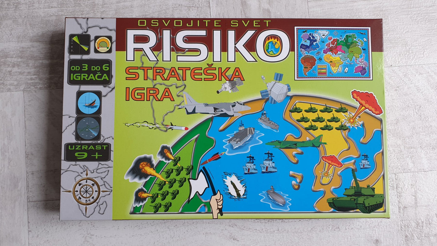 Riziko na srpskom - Originalna društvena igra - Ali tako