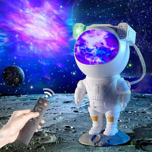 Projekcija zvezdane galaksije visoke definicije koju stvara astronautski projektor.