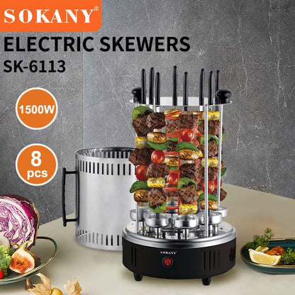 Pekač za ražnjiće snage 1500 W.