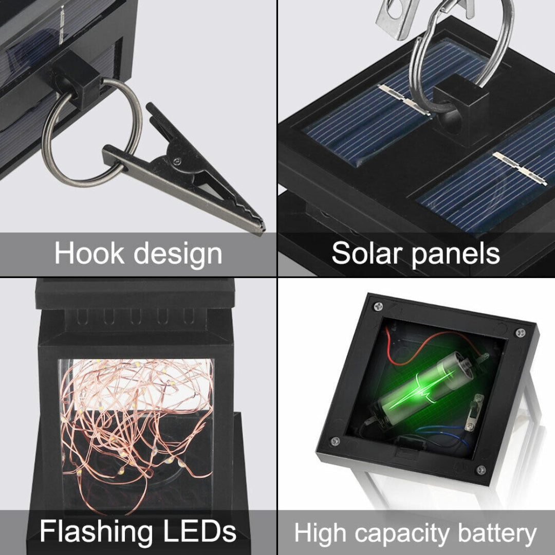 Solarni dekorativni fenjer u ponudi sa više opcija broja komada.