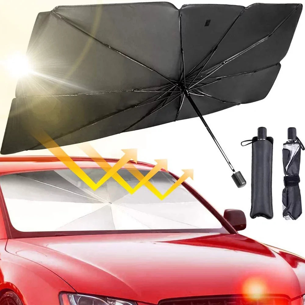 Suncobran za automobil izrađen je od titana i tkanine.