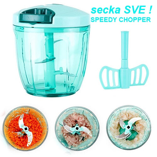 Posuda ručne seckalice SPEEDY CHOPPER zapremine je 800 ml.