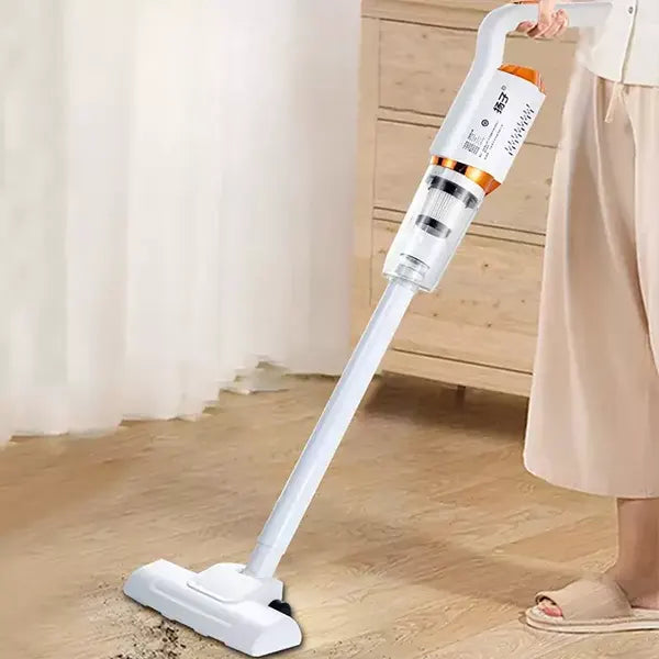 Na slici je proizvod PRODAVANI, bežični štapni usisivač.