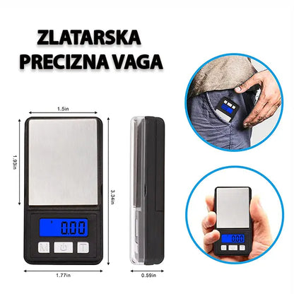 Mini digitalna precizna vaga 0,01 do 200g - Ali tako